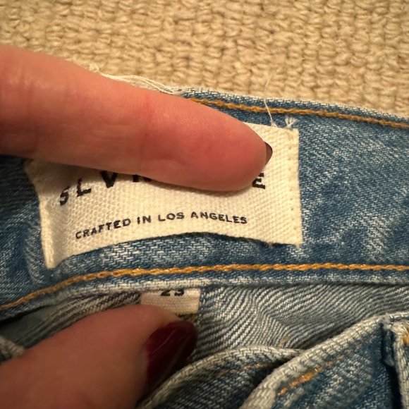 SLVRLAKE London Jeans in Salt Flats Wash - Picture 6 of 6